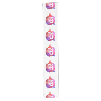 Chemin De Table Long Pomegranate Ahava Watercolor Art Table Runner