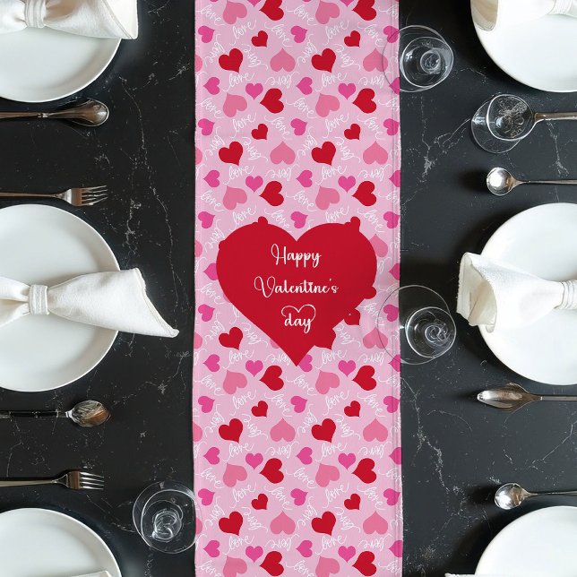 Chemin De Table Long Romantic Table Runner Gift for Wife Valentine (Romantic Table Runner Gift for Wife Valentine)
