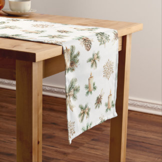 Chemin De Table Long Rustic Christmas Table Runner
