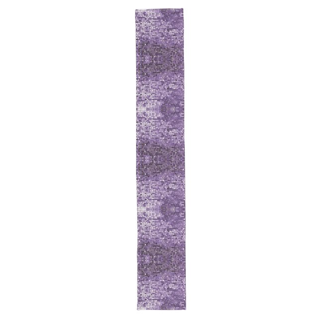 Chemin De Table Long Shine Shine Purple Star Art AI (Devant)