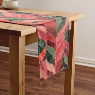 Chemin De Table Long Style rétro les années 70 années 60