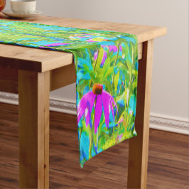 Chemin De Table Moyen Aqua Blue Impressionistic Garden Paysage
