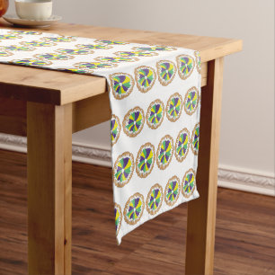 Chemin De Table Moyen Carnaval King Cake New Orleans NOLA Mardi Gras