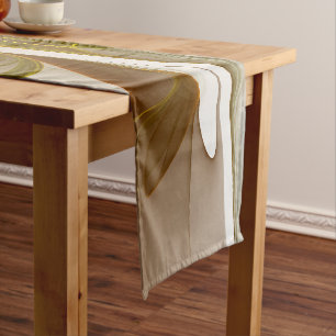 Chemin De Table Moyen Colorants métalliques précieux Abstraits modernes