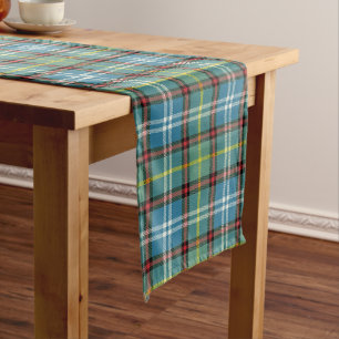 Chemin De Table Moyen Dunedin New Zealand Tartan Plaid