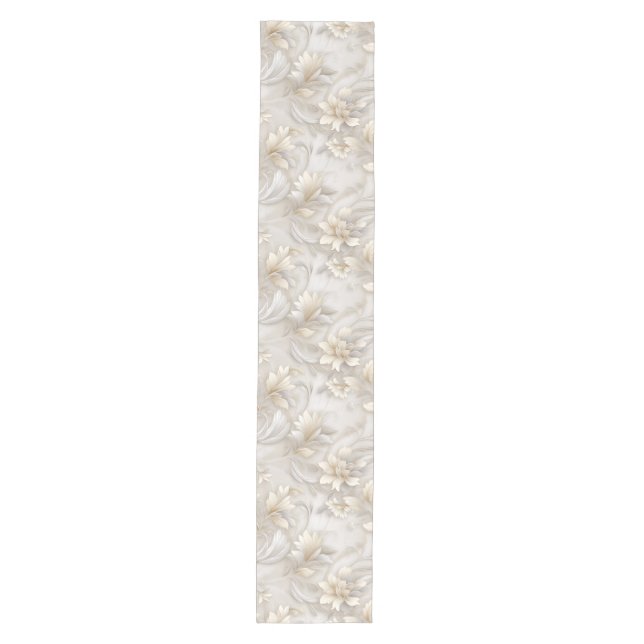 Chemin De Table Moyen Élégant Acanthus Moyenne Table Runner (Devant)