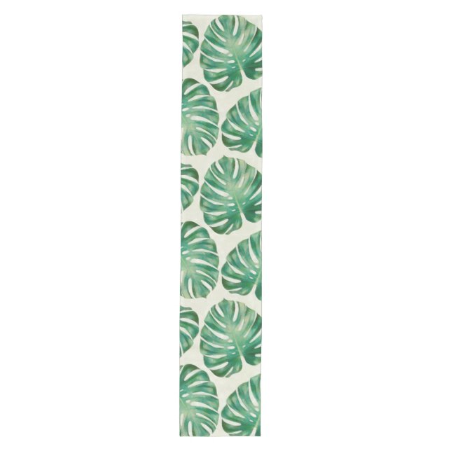 Chemin De Table Moyen Feuilles Monstera (Devant)