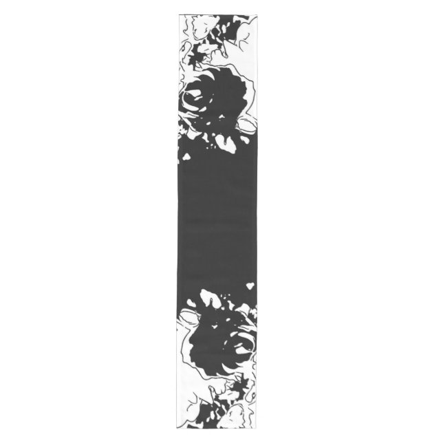 Chemin De Table Moyen Fleur Doodle (Devant)