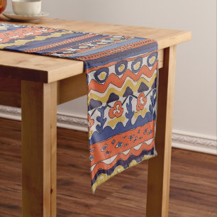 Chemin De Table Moyen Formes Abstraites, style Matisse, ajouter du texte
