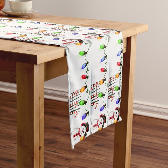Chemin De Table Moyen Holly Jolly Snowman (In Situ)