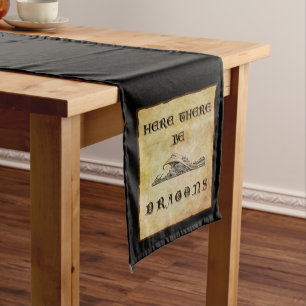 Chemin De Table Moyen Ici Il Y A Des Dragons