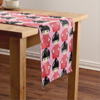 motif de poupée kokeshi