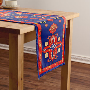 Chemin De Table Moyen Partie arménienne de table d'art populaire