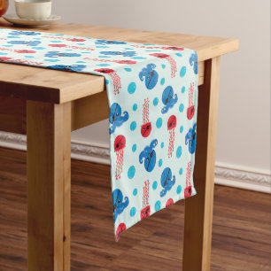 Chemin De Table Moyen Pirate Octopus, Pirate Jellyfish, Sea Animaux