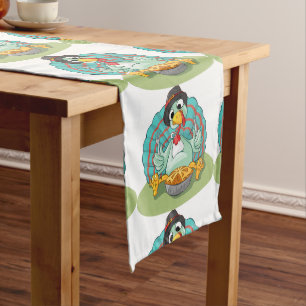 Chemin De Table Moyen Thanksgiving Whimsical Turky Art Jouer Gobble