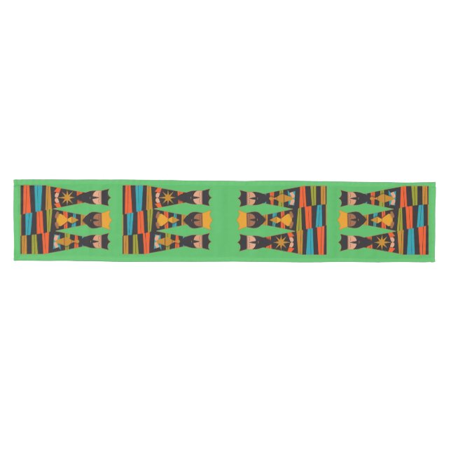 Chemin De Table Moyen Three Wise Men Modern Mid-Century (Horizontal)