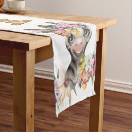 Chemin De Table Moyen Wild one mignon safari girafe zèbre 1er anniversai