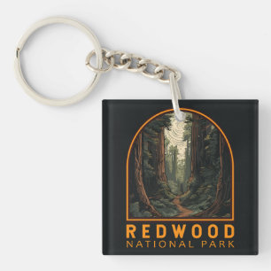 Chemin d'illustration du parc national Redwood Vin
