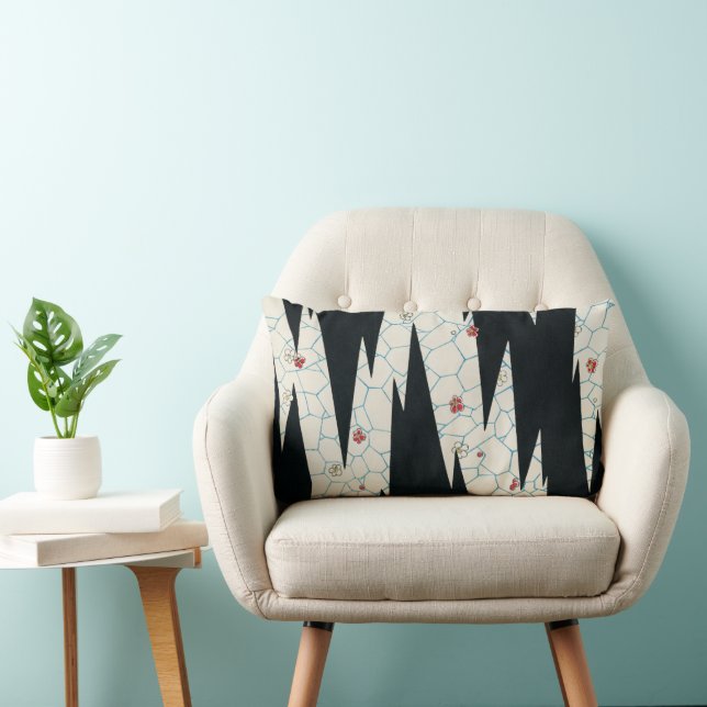 Chemin Floral Lumbar Coussin Watanabe Seitei Art (Chaise)