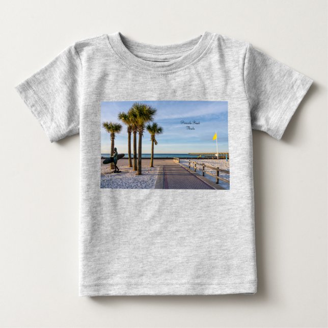 Chemin Pavé Vers Pensacola Beach T-shirt Toddler (Devant)