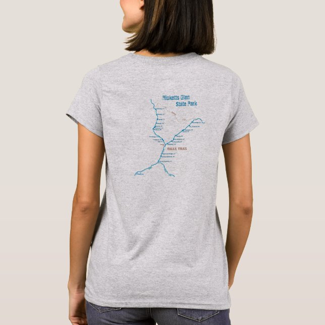 Chemin T-Shirt du sentier RGSP Falls (Dos)