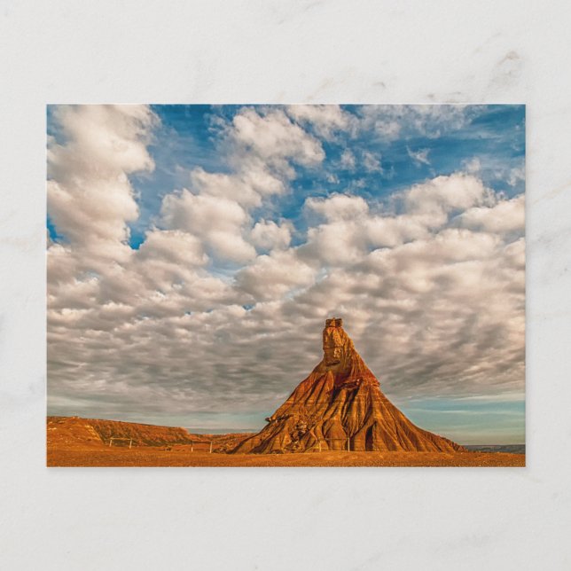 Cheminée de fée - Bardenas reales Postkarte (Vorderseite)