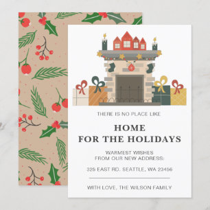 Cheminée de Fêtes Weve hiver Moved Carte de Fêtes