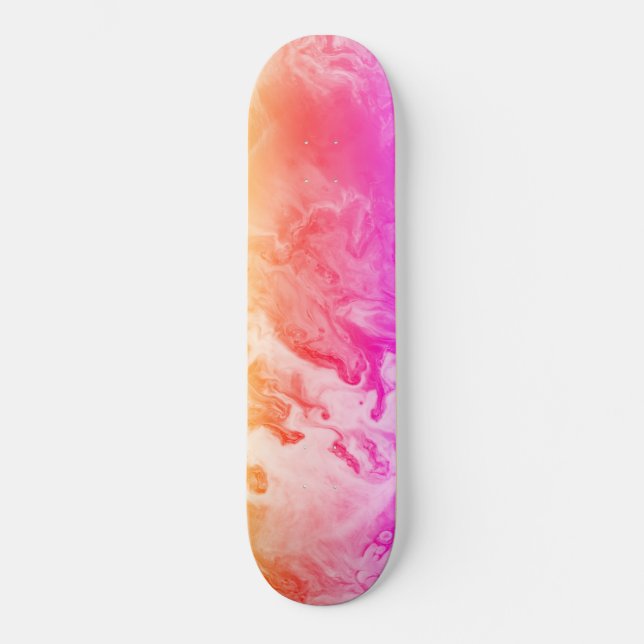 Chemisch 6 rosa skateboard (Vorderseite)