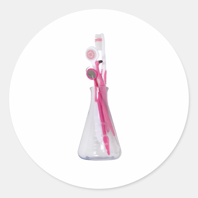 ChemischDental071209 Runder Aufkleber (Vorderseite)