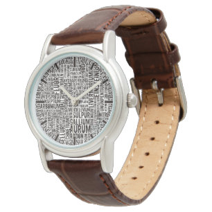 Chemische Elemente Armbanduhr