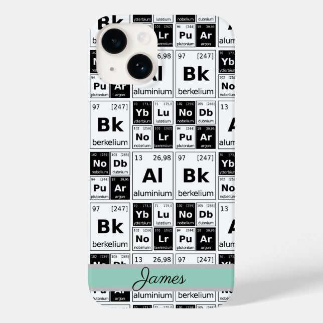 Chemische Elemente  Case-Mate iPhone 14 Hülle (Rückseite)