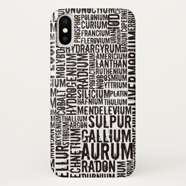 Chemische Elemente.. Case-Mate iPhone Hülle (Rückseite)