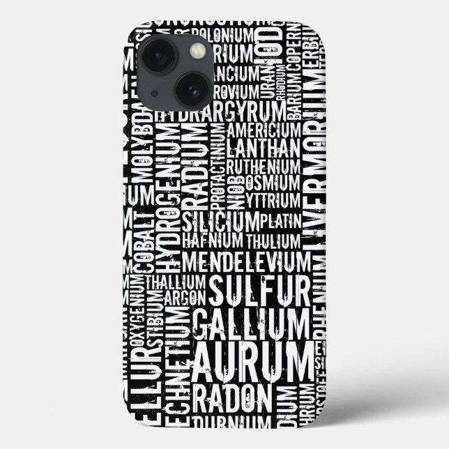 Chemische Elemente Case-Mate iPhone Hülle (Rückseite)