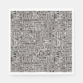 Chemische Elemente Serviette