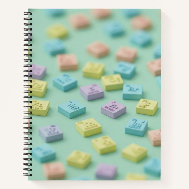 Chemische Elemente von Natasha Us Notizbuch (Vorderseite)