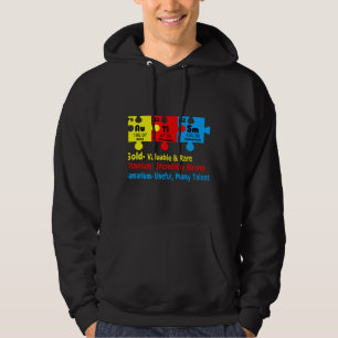 Chemische Elemente zur Sensibilisierung für Autism Hoodie
