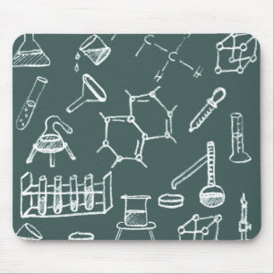 Chemische Labradorausrüstungsgekritzel Mousepad