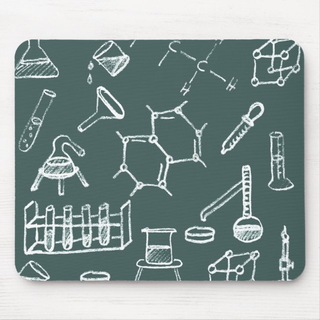Chemische Labradorausrüstungsgekritzel Mousepad (Vorne)