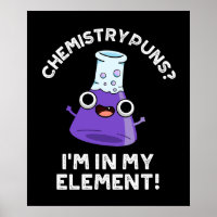 Chemische Puns, die ich in meinem Element dunkle B