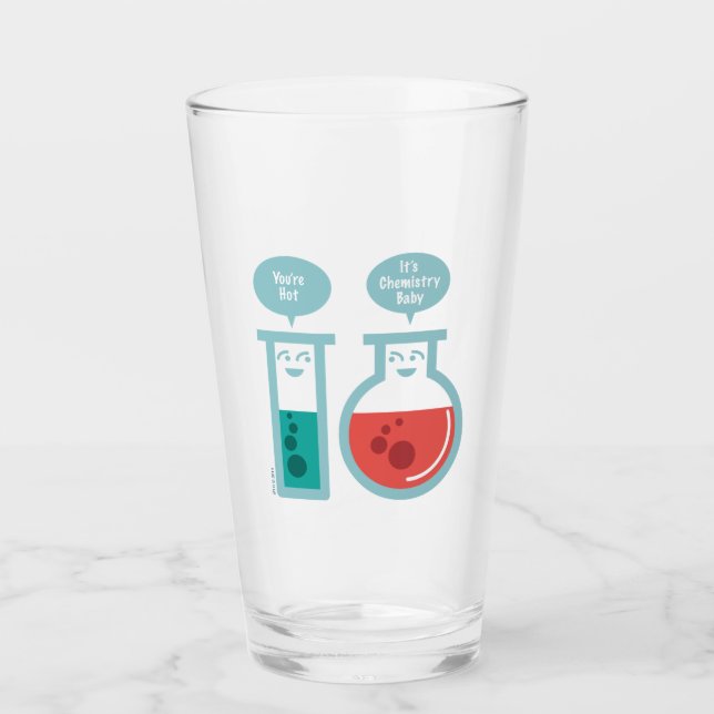 Chemische Reaktion Glas (Vorderseite)