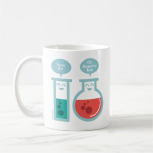 Chemische Reaktion Kaffeetasse