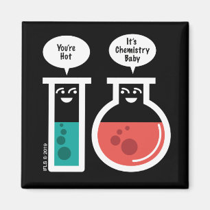 Chemische Reaktion Magnet