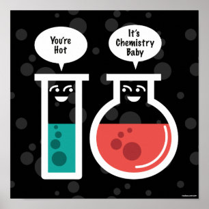 Chemische Reaktion Poster
