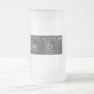 Chemisches Bier Mattglas Bierglas