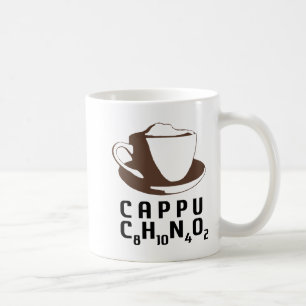 Chemisches Cappuccino Kaffeetasse