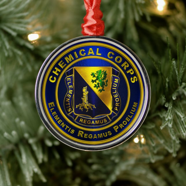 Chemisches Korps Ornament Aus Metall (Baum)