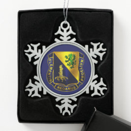 Chemisches Korps Schneeflocken Zinn-Ornament