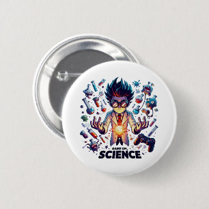 Chemisches Mischspiel los, Wissenschaftsthema Button