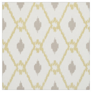 Chemisches neutrales gelbes Taupe-Diamantmuster Stoff