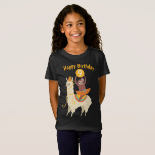 Chemise à cheval Llama Anniversaire T-shirt person